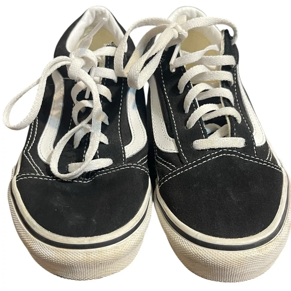 Vans Old Skool Black White‎ Classic Lace Uo Sneaker Shoes Kids 3